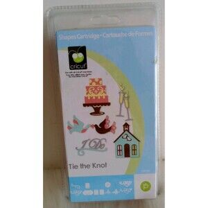 Cricut Tie The Knot Wedding Shapes Cartridge Crafting New Sealed